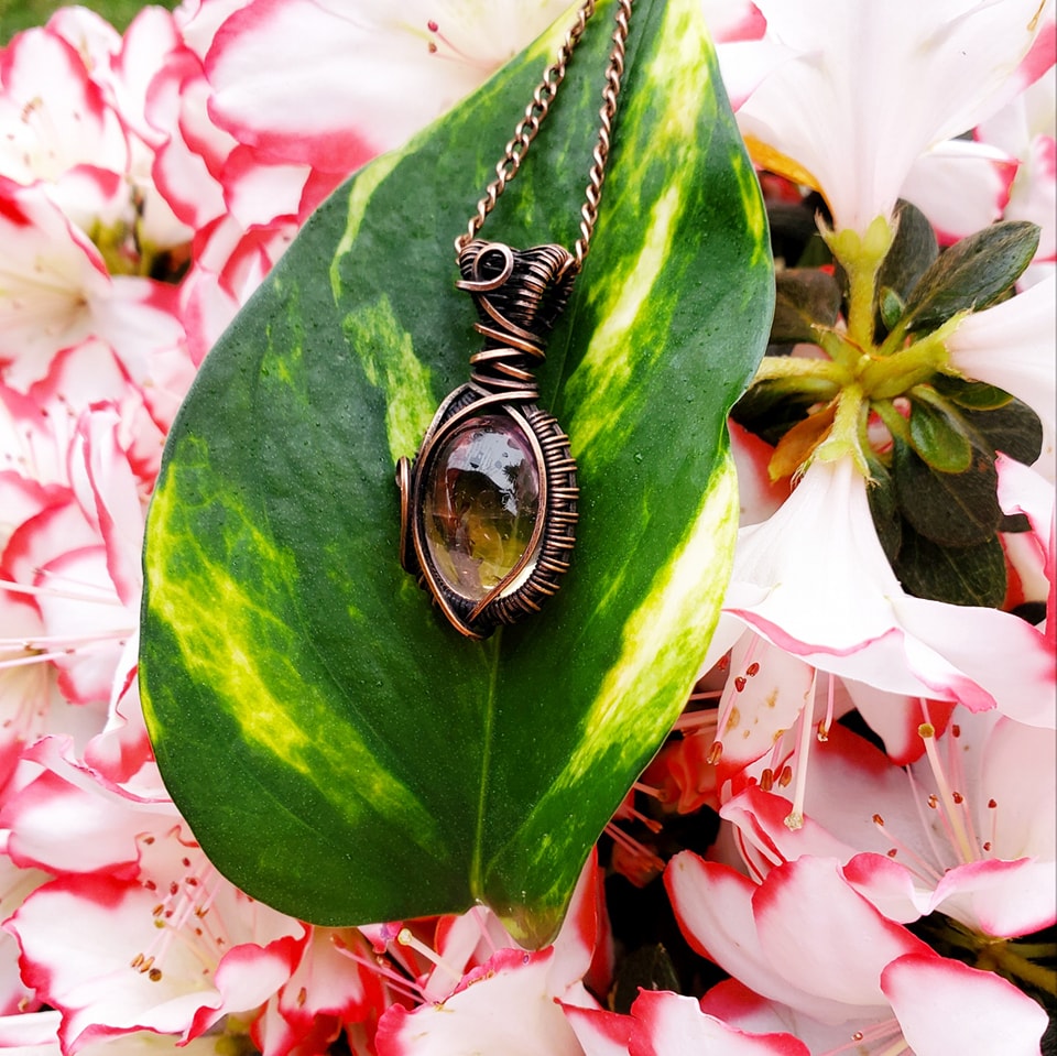 Classic Crystal Copper Pendants
